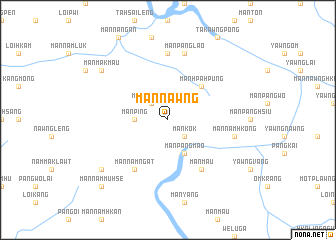 map of Mān Nawng