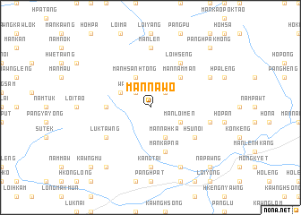 map of Mān Na-wo