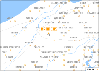 map of Mannens