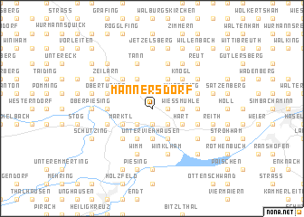 map of Mannersdorf