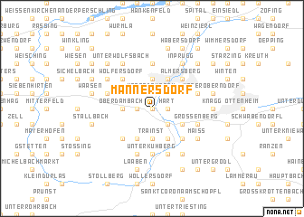 map of Mannersdorf