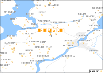 map of Mannerʼs Town