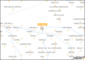 map of Manne