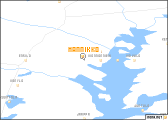 map of Männikkö