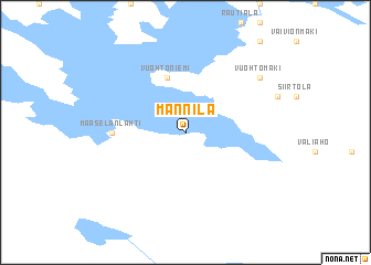 map of Mannila