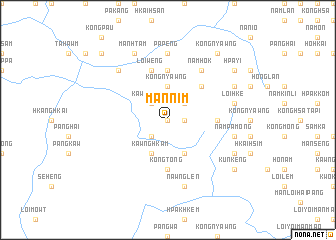 map of Mānnim