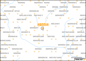 map of Mān Nim