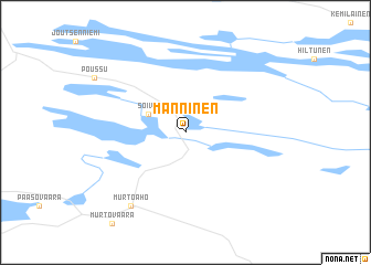 map of Manninen