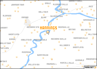 map of Mannings