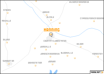 map of Manning