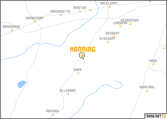 map of Manning