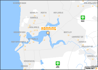 map of Manning