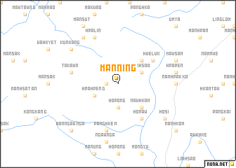 map of Mān Ning