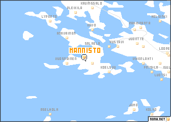 map of Männistö