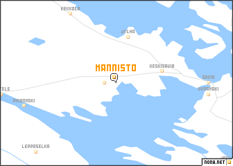 map of Männistö