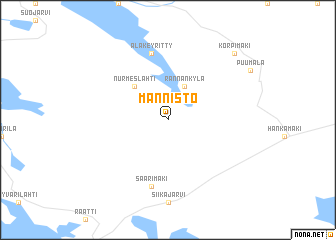map of Männistö