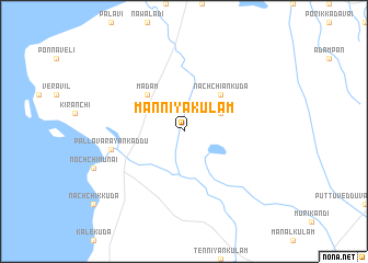 map of Manniyakulam