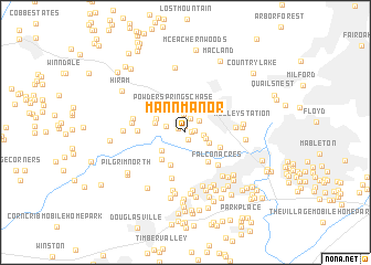 map of Mann Manor