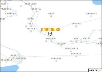 map of Mannovka