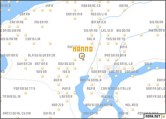 map of Manno