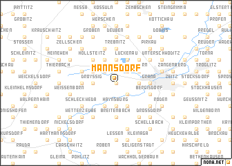 map of Mannsdorf