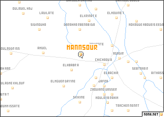 map of Mannsour