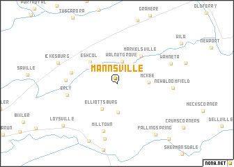 map of Mannsville