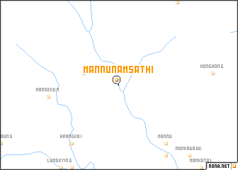 map of Mān Nü Nam Sathi