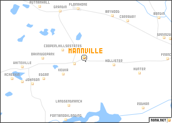 map of Mannville