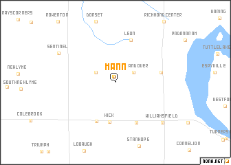 map of Mann