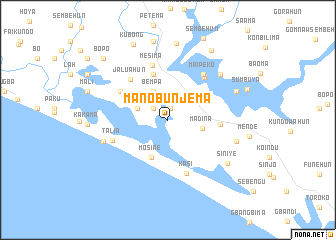 map of Mano Bunjema