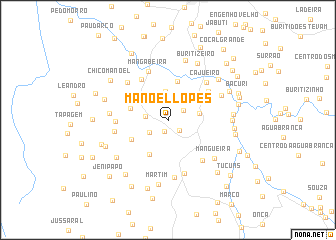 map of Manoel Lopes