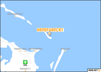 map of Man of War Cay