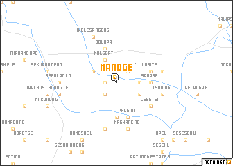 map of Manoge