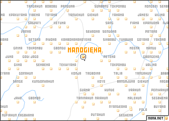 map of Mano-Gieha