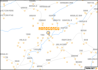 map of Manogongu