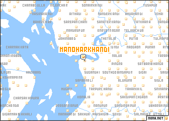 map of Manoharkhāndi