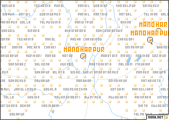 map of Manoharpur