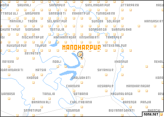 map of Manoharpur