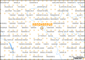 map of Manoharpur