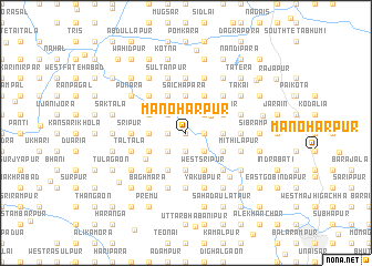 map of Manoharpur