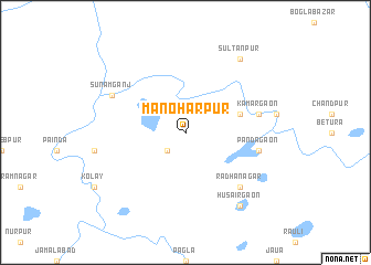 map of Manoharpur