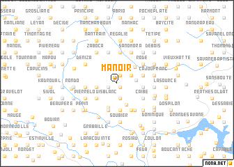 map of Manoir