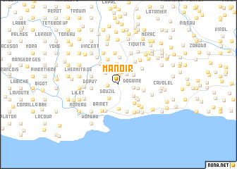 map of Manoir