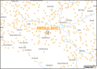 map of Manojlovići