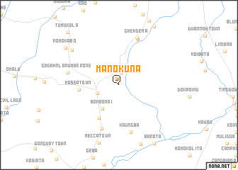 map of Mano Kuna