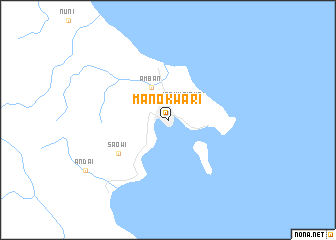 map of Manokwari