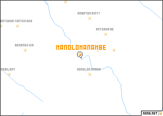 map of Manolomanambe
