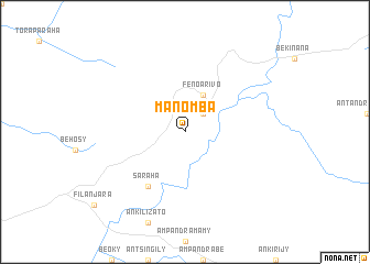 map of Manomba