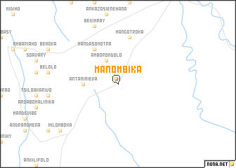 map of Manombika